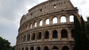 The Exterior of the Colosseum.
