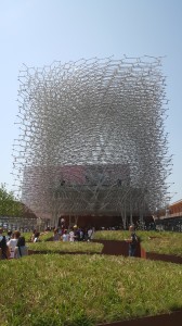 UK's Pavilion the Hive of Life.