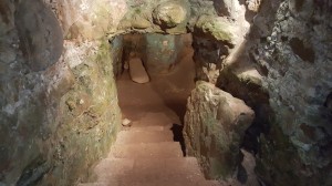 Walking into one of the Tombs